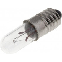 ; Filament lamp: miniature; E5,5; 12VDC; 50mA; Bulb: cylindrical; Goobay