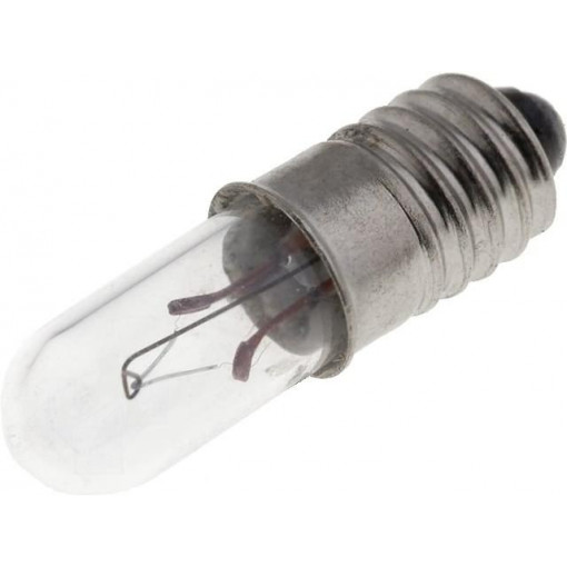 ; Filament lamp: miniature; E5,5; 12VDC; 50mA; Bulb: cylindrical; Goobay