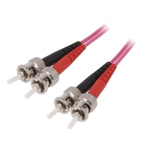 29022402; Fiber patch cord; OM4; ST/UPC,both sides; 2m; LSZH; violet; LAPP KABEL 29022402; Fiber patch cord; OM4; ST/UPC,both sides; 2m; LSZH; violet; LAPP KABEL