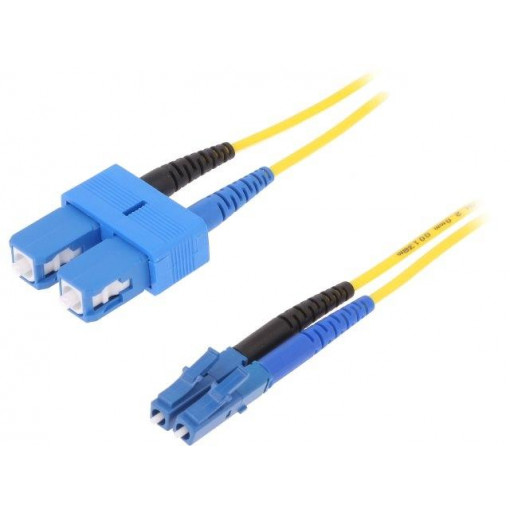 29031902; Fiber patch cord; OS2; LC/UPC,SC/UPC; 2m; LSZH; yellow; LAPP KABEL 29031902; Fiber patch cord; OS2; LC/UPC,SC/UPC; 2m; LSZH; yellow; LAPP KABEL