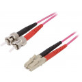 29032402; Fiber patch cord; OM4; ST/UPC,LC/UPC; 2m; LSZH; violet; LAPP KABEL 29032402; Fiber patch cord; OM4; ST/UPC,LC/UPC; 2m; LSZH; violet; LAPP KABEL