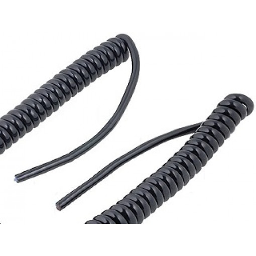 73220233; Wire: coiled; UNITRONIC® SPIRAL; 12x0,14mm2; PUR; black; 250V; 0.4m; LAPP KABEL