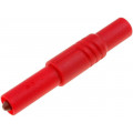 ; Plug; 4mm banana; 24A; 1kVDC; red; insulated; 3mΩ; 0.5÷2.5mm2; HIRSCHMANN T&M ; Plug; 4mm banana; 24A; 1kVDC; red; insulated; 3mΩ; 0.5÷2.5mm2; HIRSCHMANN T&M