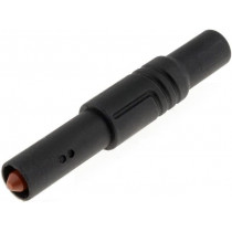 LASSGSW; Plug; 4mm banana; 24A; 1kVDC; black; insulated; 3mΩ; 0.5÷2.5mm2; HIRSCHMANN T&M