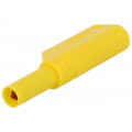 ; Plug; 4mm banana; 24A; 1kVDC; yellow; 0.5÷2.5mm2; 3mΩ; HIRSCHMANN T&M ; Plug; 4mm banana; 24A; 1kVDC; yellow; 0.5÷2.5mm2; 3mΩ; HIRSCHMANN T&M