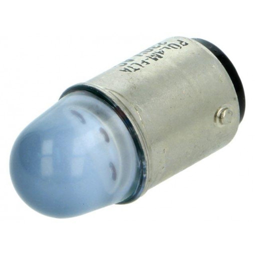 LB-BA15D-230AC; LED lamp; blue; BA15D; 230VAC; POLAM-ELTA LB-BA15D-230AC; LED lamp; blue; BA15D; 230VAC; POLAM-ELTA