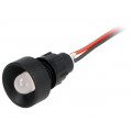 LB-D10-220DC; Indicator: LED; recessed; 220VDC; Cutout: Ø13mm; IP40; 300mm leads; POLAM-ELTA LB-D10-220DC; Indicator: LED; recessed; 220VDC; Cutout: Ø13mm; IP40; 300mm leads; POLAM-ELTA