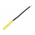 LB6600 NI/2.5/13/GE; Socket; 4mm banana; 32A; 1kVDC; yellow; nickel plated; 130mm; 18mΩ; SCHÜTZINGER LB6600 NI/2.5/13/GE; Socket; 4mm banana; 32A; 1kVDC; yellow; nickel plated; 130mm; 18mΩ; SCHÜTZINGER