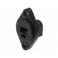 ; Socket; loudspeaker; female; for panel mounting; 