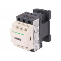 LC1D12U7; Contactor: 3-pole; NO x3; Auxiliary contacts: NO + NC; 240VAC; 12A; SCHNEIDER ELECTRIC