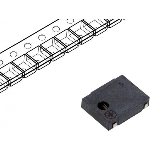 LD-BZEL-T52-1411; Sound transducer: elektromagnetic alarm; SMD; 2730Hz; 80mA; 40Ω; LOUDITY