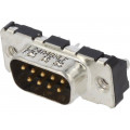 LD09P24A4GX00LF; D-Sub; PIN: 9; socket; male; on PCBs,PCB snap; straight; THT; 5A; AMPHENOL LD09P24A4GX00LF; D-Sub; PIN: 9; socket; male; on PCBs,PCB snap; straight; THT; 5A; AMPHENOL