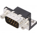 LD09P33E4GV00LF; D-Sub; PIN: 9; socket; male; on PCBs,PCB snap; angled 90°; THT; 5A; AMPHENOL LD09P33E4GV00LF; D-Sub; PIN: 9; socket; male; on PCBs,PCB snap; angled 90°; THT; 5A; AMPHENOL