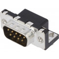 LD09P33E4GX00LF; D-Sub; PIN: 9; socket; male; on PCBs,PCB snap; angled 90°; THT; 5A; AMPHENOL LD09P33E4GX00LF; D-Sub; PIN: 9; socket; male; on PCBs,PCB snap; angled 90°; THT; 5A; AMPHENOL