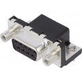 LD09S13A4GV00LF; D-Sub; PIN: 9; socket; female; on PCBs,PCB snap; angled 90°; THT; AMPHENOL LD09S13A4GV00LF; D-Sub; PIN: 9; socket; female; on PCBs,PCB snap; angled 90°; THT; AMPHENOL