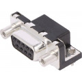 LD09S33E4GX00LF; D-Sub; PIN: 9; socket; female; on PCBs,PCB snap; angled 90°; THT; AMPHENOL LD09S33E4GX00LF; D-Sub; PIN: 9; socket; female; on PCBs,PCB snap; angled 90°; THT; AMPHENOL