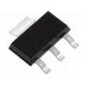 LD1117S33CTR; IC: voltage regulator; LDO,linear,fixed; 3.3V; 0.95A; SOT223; SMD; STMicroelectronics