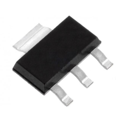 LD1117S33CTR; IC: voltage regulator; LDO,linear,fixed; 3.3V; 0.95A; SOT223; SMD; STMicroelectronics