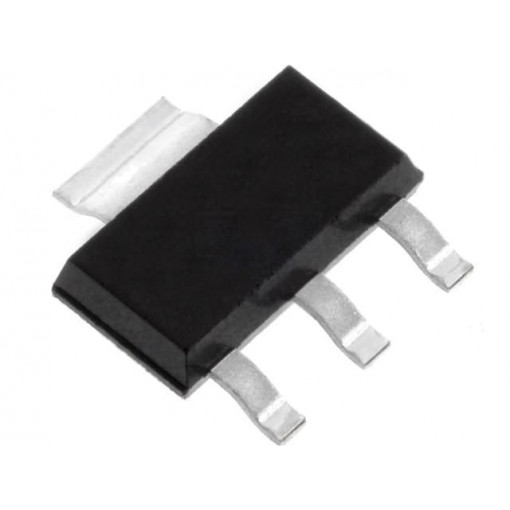 LD1117S33TR; IC: voltage regulator; LDO,linear,fixed; 3.3V; 0.95A; SOT223; SMD; STMicroelectronics