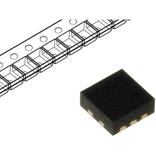 LD39050PU33R; IC: voltage regulator; LDO,linear,fixed; 3.3V; 0.5A; DFN6; SMD; STMicroelectronics