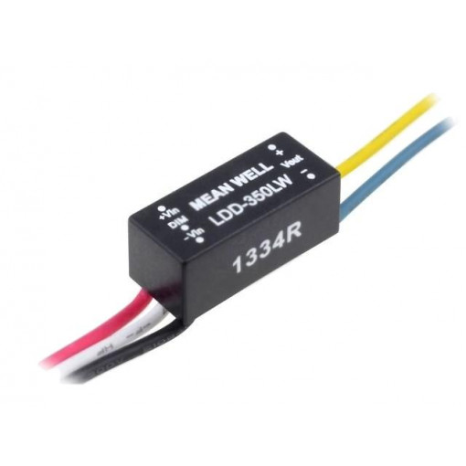 LDD-350LW; Converter: DC/DC; 11W; Uin: 9÷36V; Uout: 2÷32VDC; Iin: 350mA; 7.3g; MEAN WELL