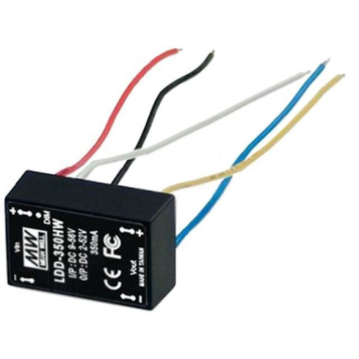LDD-600HW; Converter: DC/DC; 31W; Uin: 9÷56V; Uout: 2÷52VDC; Iin: 550mA; 18g; MEAN WELL