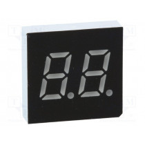 LDD030BAG-103-01; Display: LED; 7-segment; 7.62mm; 0.3 LDD030BAG-103-01; Display: LED; 7-segment; 7.62mm; 0.3