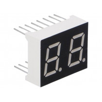 LDD040BAG-101-03; Display: LED; 7-segment; 10.16mm; 0.4 LDD040BAG-101-03; Display: LED; 7-segment; 10.16mm; 0.4