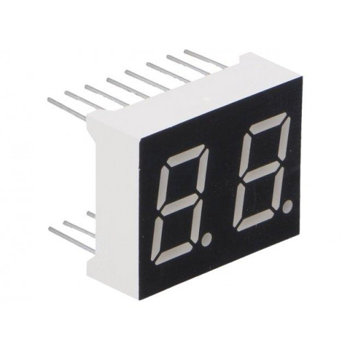 LDD040BAG-101-03; Display: LED; 7-segment; 10.16mm; 0.4