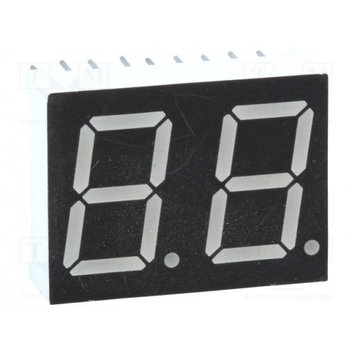 LDD056AAG-101-02; Display: LED; 7-segment; 14.22mm; 0.56