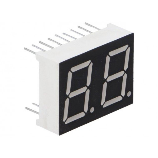 LDD056BAG-101-02; Display: LED; 7-segment; 14.22mm; 0.56