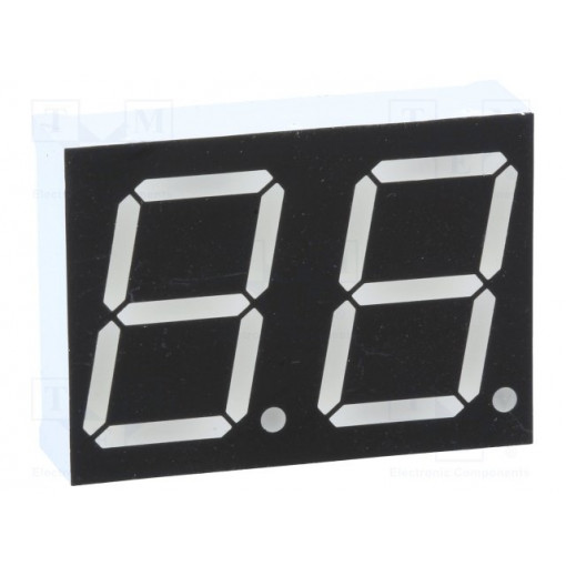 LDD080BUE-101A-01; Display: LED; 7-segment; 20.32mm; 0.8 LDD080BUE-101A-01; Display: LED; 7-segment; 20.32mm; 0.8