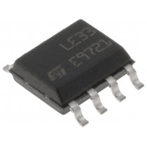 LE33CD; IC: voltage regulator; LDO,linear,fixed; 3.3V; 0.1A; SO8; SMD; ±2%; STMicroelectronics