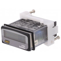 LE8N-BF; Counter: electronical; LCD; working time; Range: 0÷999999,9h; IP20; AUTONICS