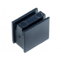 ; LED housing; 3mm; polyamide; angular; black; UL94V-2; H: 7.4mm; FIX&FASTEN ; LED housing; 3mm; polyamide; angular; black; UL94V-2; H: 7.4mm; FIX&FASTEN