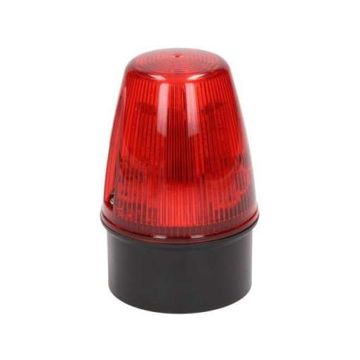 LED100-01-02; Signaller: lighting; continuous light,blinking light; red; IP65; MOFLASH SIGNALLING LTD