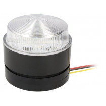LED80-02-02; Signaller: lighting; continuous light,blinking light; red; IP67; MOFLASH SIGNALLING LTD