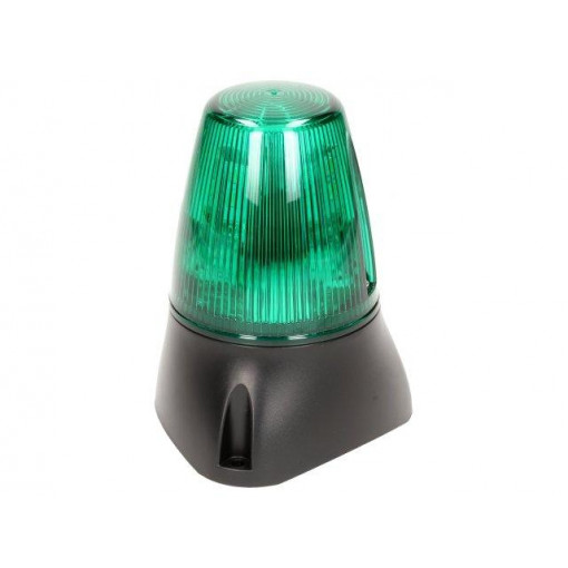 LEDA100-02-04; Signaller: lighting-sound; 20÷30VDC; 20÷30VAC; 8x LED; green; IP65; MOFLASH SIGNALLING LTD
