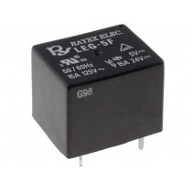 LEG-5F; Relay: electromagnetic; SPDT; Ucoil: 5VDC; 15A/120VAC; 15A/24VDC; Recoy/RAYEX ELECTRONICS