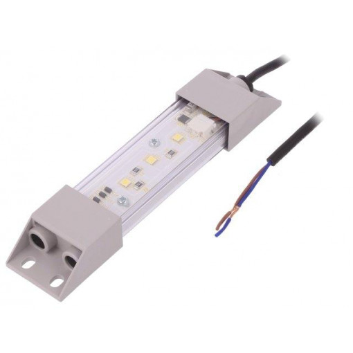 LF1B-NA3P-2THWW2-3M; Industrial light; 1.5W; 24VDC; LED; IP65; Mat: polycarbonate; 6500K; IDEC