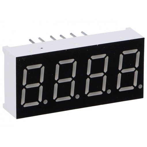 LFD036BAG-101A-02; Display: LED; 7-segment; 9.14mm; 0.36 LFD036BAG-101A-02; Display: LED; 7-segment; 9.14mm; 0.36
