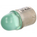 LG-BA15S-230AC; LED lamp; green; BA15S; 230VAC; POLAM-ELTA LG-BA15S-230AC; LED lamp; green; BA15S; 230VAC; POLAM-ELTA