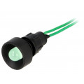 LG-D10-230AC; Indicator: LED; recessed; 230VAC; Cutout: Ø13mm; IP40; 300mm leads; POLAM-ELTA LG-D10-230AC; Indicator: LED; recessed; 230VAC; Cutout: Ø13mm; IP40; 300mm leads; POLAM-ELTA