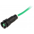 LG-D5-230AC; Indicator: LED; recessed; 230VAC; Cutout: Ø11mm; IP40; 300mm leads; POLAM-ELTA LG-D5-230AC; Indicator: LED; recessed; 230VAC; Cutout: Ø11mm; IP40; 300mm leads; POLAM-ELTA
