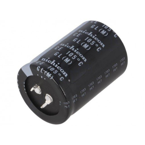LGL2G102MELC50; Capacitor: electrolytic; SNAP-IN; 1000uF; 400VDC; Ø35x50mm; ±20%; NICHICON LGL2G102MELC50; Capacitor: electrolytic; SNAP-IN; 1000uF; 400VDC; Ø35x50mm; ±20%; NICHICON