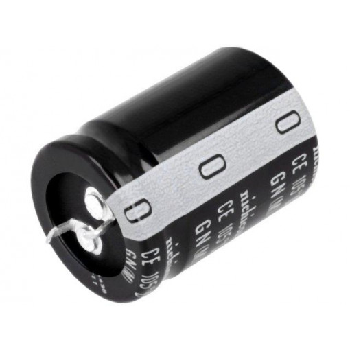 LGN2W101MELZ30; Capacitor: electrolytic; SNAP-IN; 100uF; 450VDC; Ø22x30mm; ±20%; NICHICON