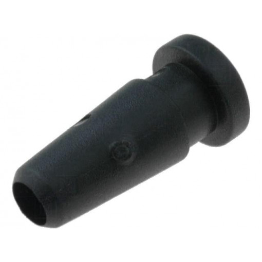 ; Strain relief; Ømount.hole: 4.8mm; Øhole: 3mm; black; FIX&FASTEN