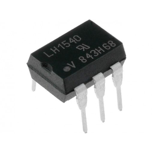 LH1540AT; Relay: solid state; Icntrl max: 1mA; 250mA; max.200VAC; DIP6; VISHAY