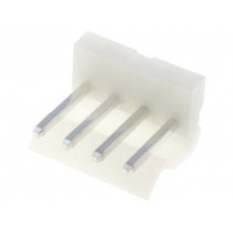 LHB-04-SA1; Socket; wire-board; male; 3.96mm; PIN: 4; THT; 250V; 5A; tinned; ADAM TECH