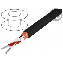 400032; Wire: DMX; Core: stranded; 2x0,34mm2; 110Ω; -30÷70°C; Colour: black; HELUKABEL